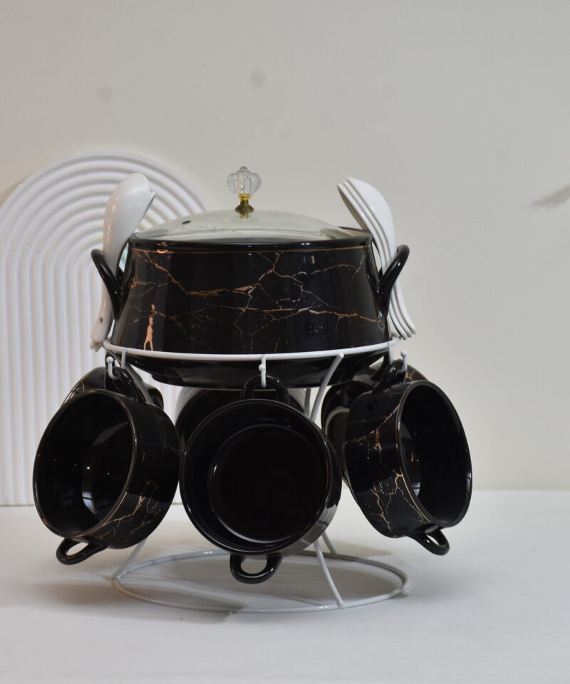 طقم ماج شوربه بالحله رخامي