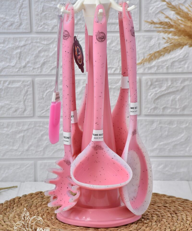 طقم توزيع سيليكون 7 قطع - rose